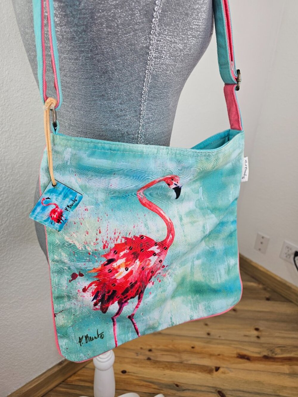 Paul Brent Iconic Flamingo Cross-Body Bag
